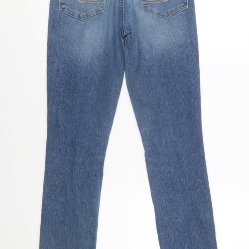 Levi Strauss Women's Blue Straight Jeans Size 10 Regular Fit