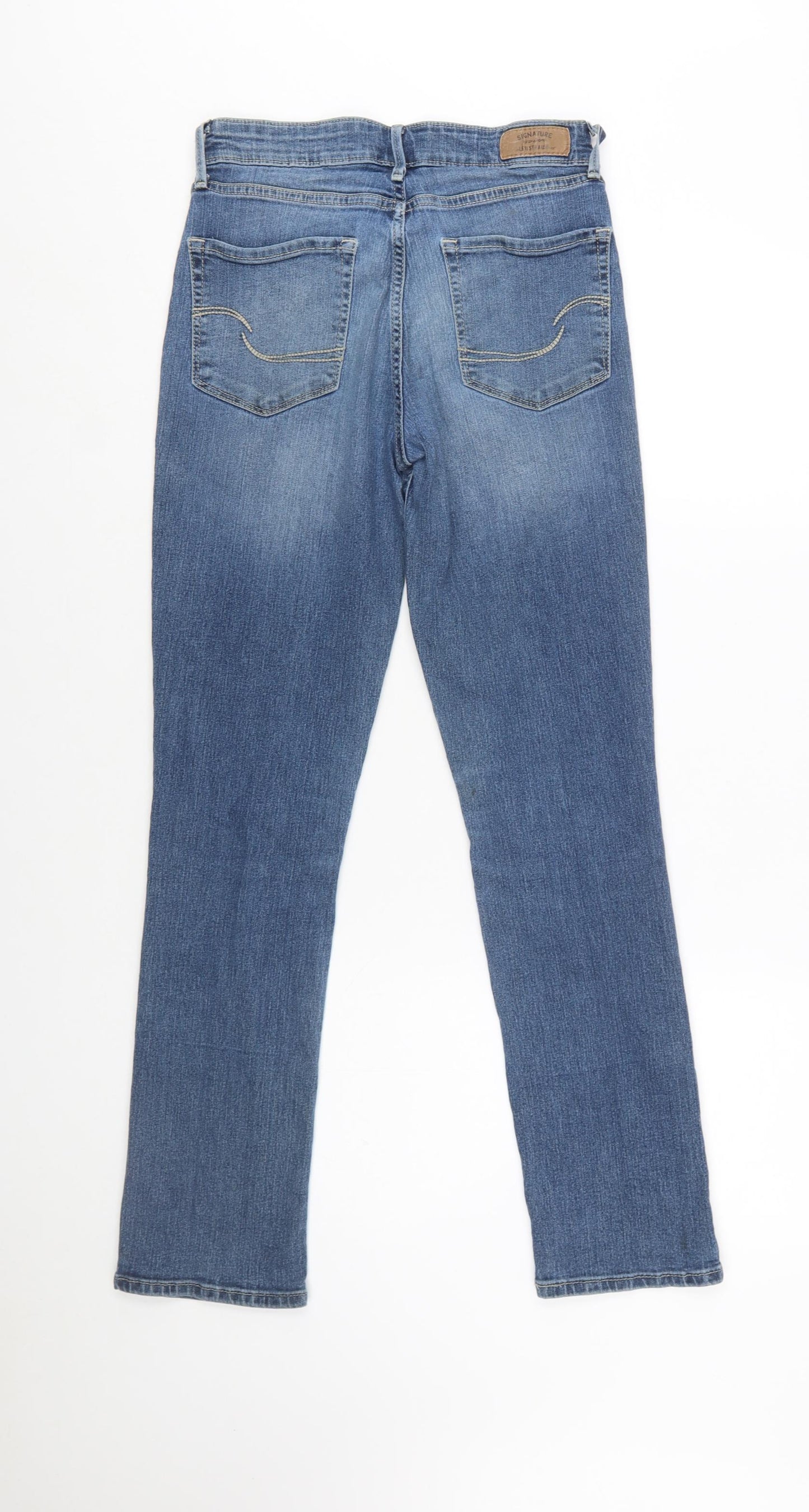 Levi Strauss Women's Blue Straight Jeans Size 10 Regular Fit