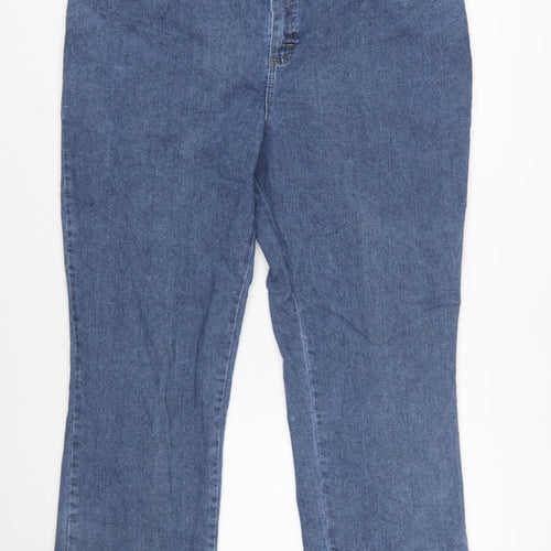 Lee Women’s Blue Relaxed Fit Straight Jeans Size 18W Plus