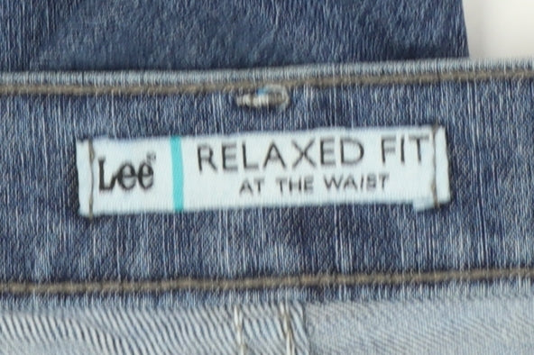 Lee Women’s Blue Relaxed Fit Straight Jeans Size 18W Plus