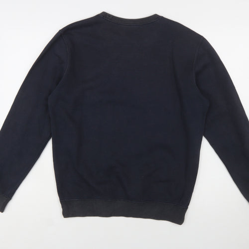 Champion Men's Black Small Crew Neck Pullover Sweatshirt