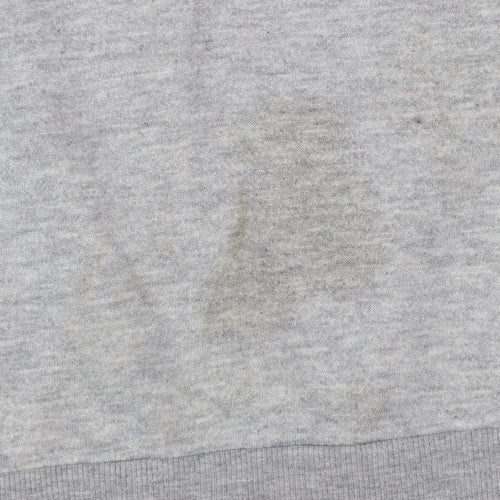 Disney Womens Grey Mickey Mouse Sequin Sweatshirt Size M