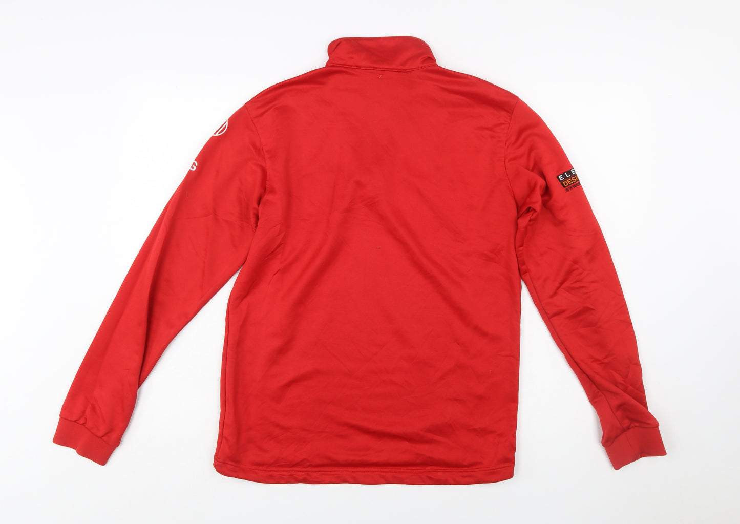 Uhlsport Men's Red Small 1/4 Zip Football Training Top