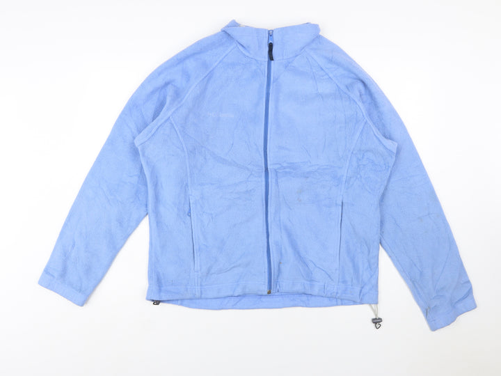 Columbia Women's Blue Fleece Full Zip Jacket XL