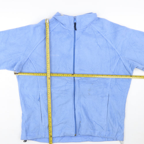 Columbia Women's Blue Fleece Full Zip Jacket XL