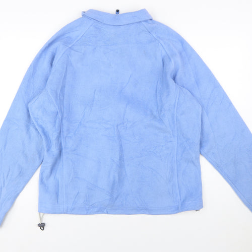 Columbia Women's Blue Fleece Full Zip Jacket XL
