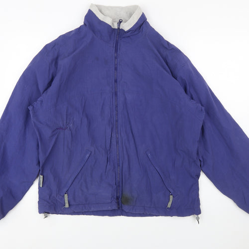 Columbia Women's Purple Interchange Jacket L Waterproof Windproof