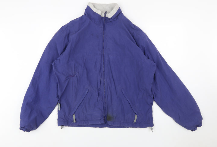 Columbia Women's Purple Interchange Jacket L Waterproof Windproof