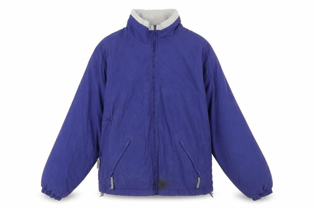 Front view of Columbia Women's Purple Interchange Jacket L Waterproof Windproof