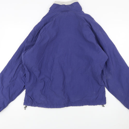 Columbia Women's Purple Interchange Jacket L Waterproof Windproof