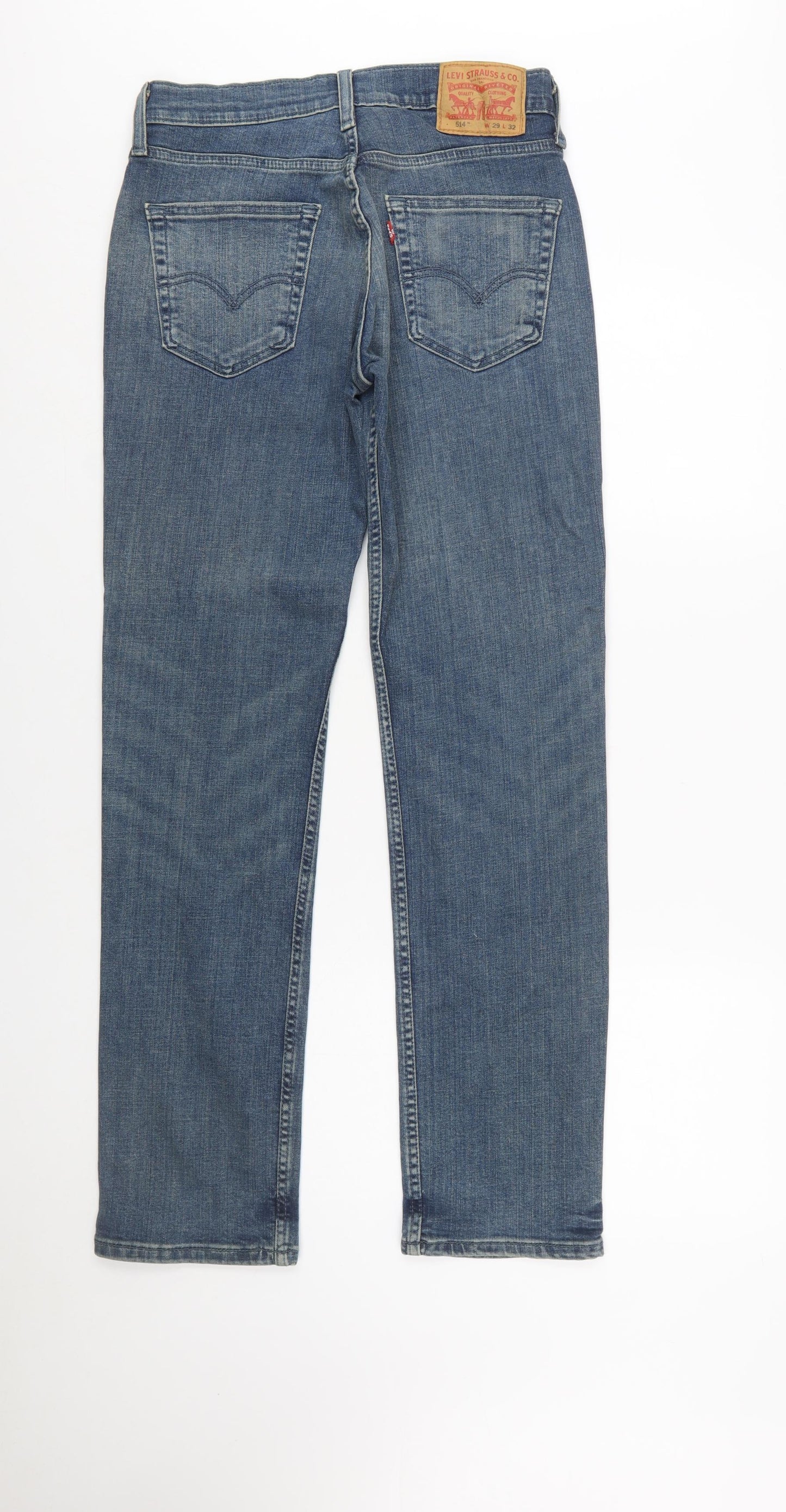 Levi's 514 Men's Blue Regular Fit Straight Jeans W29 L32