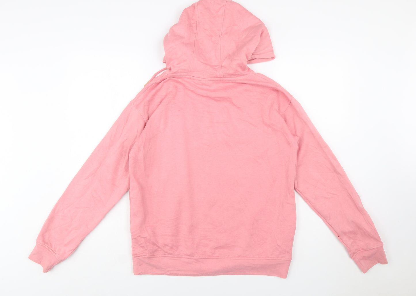 Disney Womens Pink Mickey Mouse Pullover Hoodie 2XS