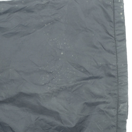 TYR Men's Black S Swimming Parka Coat Hooded Lined Water Resistant