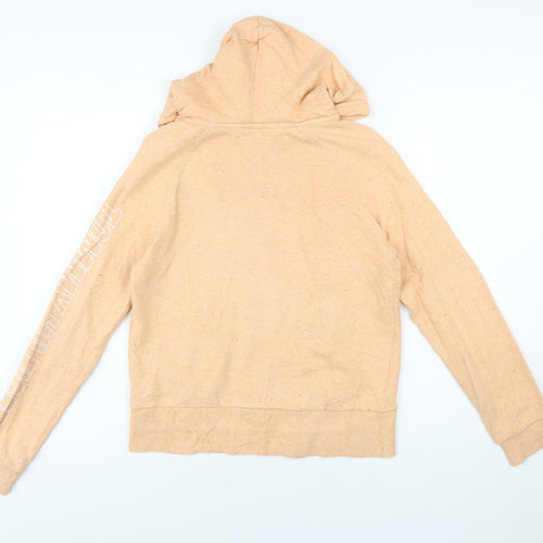 Tommy Hilfiger Boys Beige Full Zip Hoodie 164 Cotton Blend Casual Sweatshirt