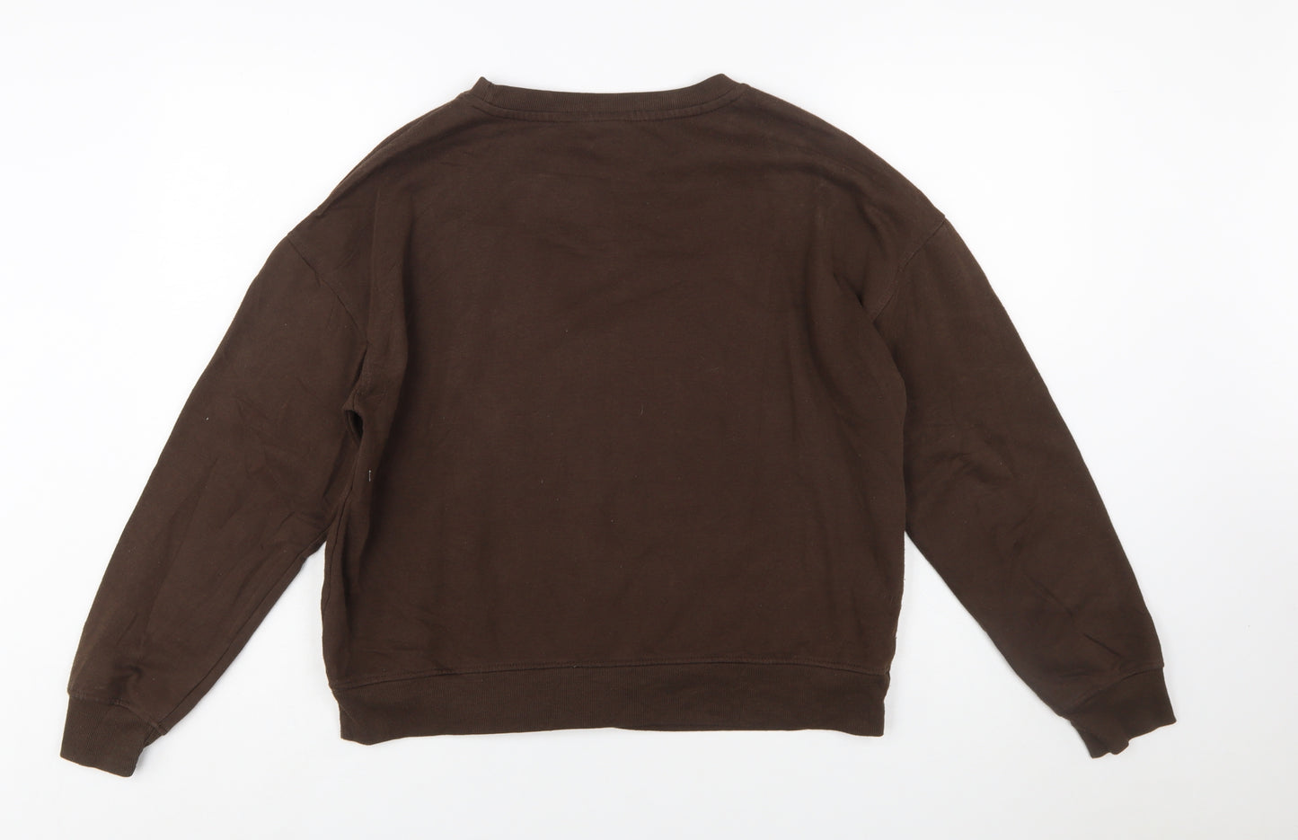 Disney Women Brown Bambi Pullover Sweatshirt Size 10/12
