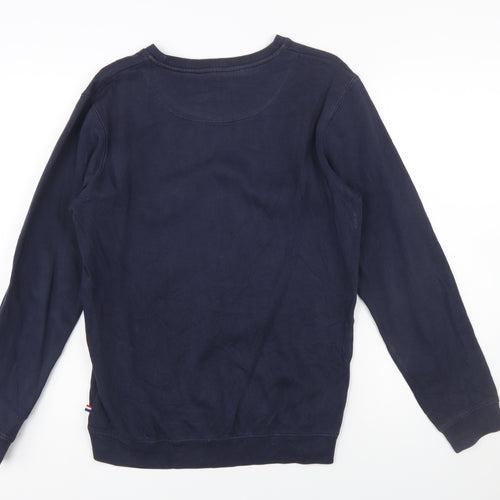 U.S. Polo Assn. Boys Blue Crew Neck Pullover Sweatshirt 14-15 Years