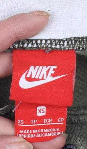 Nike Women’s Green XS Jogger Sweatpants with Logo Detail