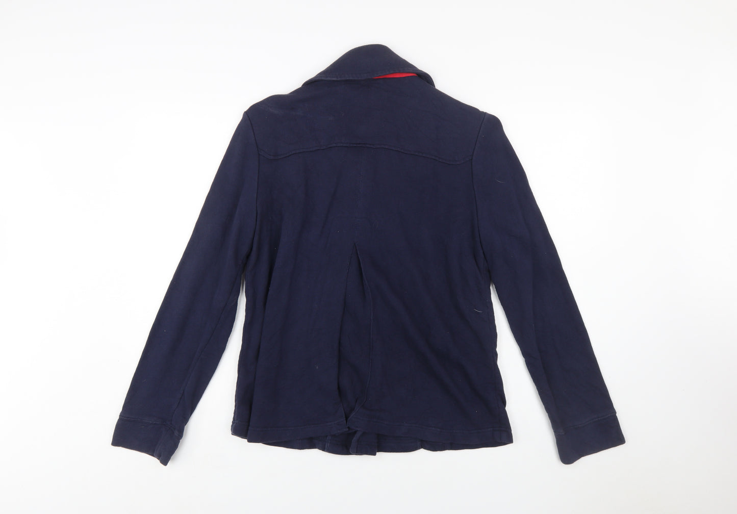 Tommy Hilfiger Women's Navy Blue Cotton Pea Coat Jacket Size L