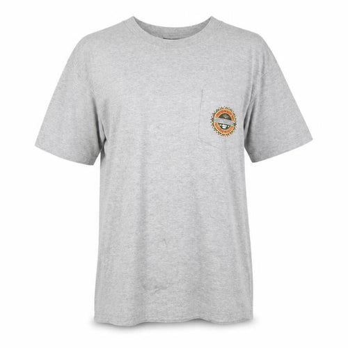 Harley-Davidson Women Grey Cotton T-Shirt L Biker Retro