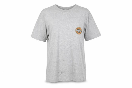Front view of Harley-Davidson Women Grey Cotton T-Shirt L Biker Retro
