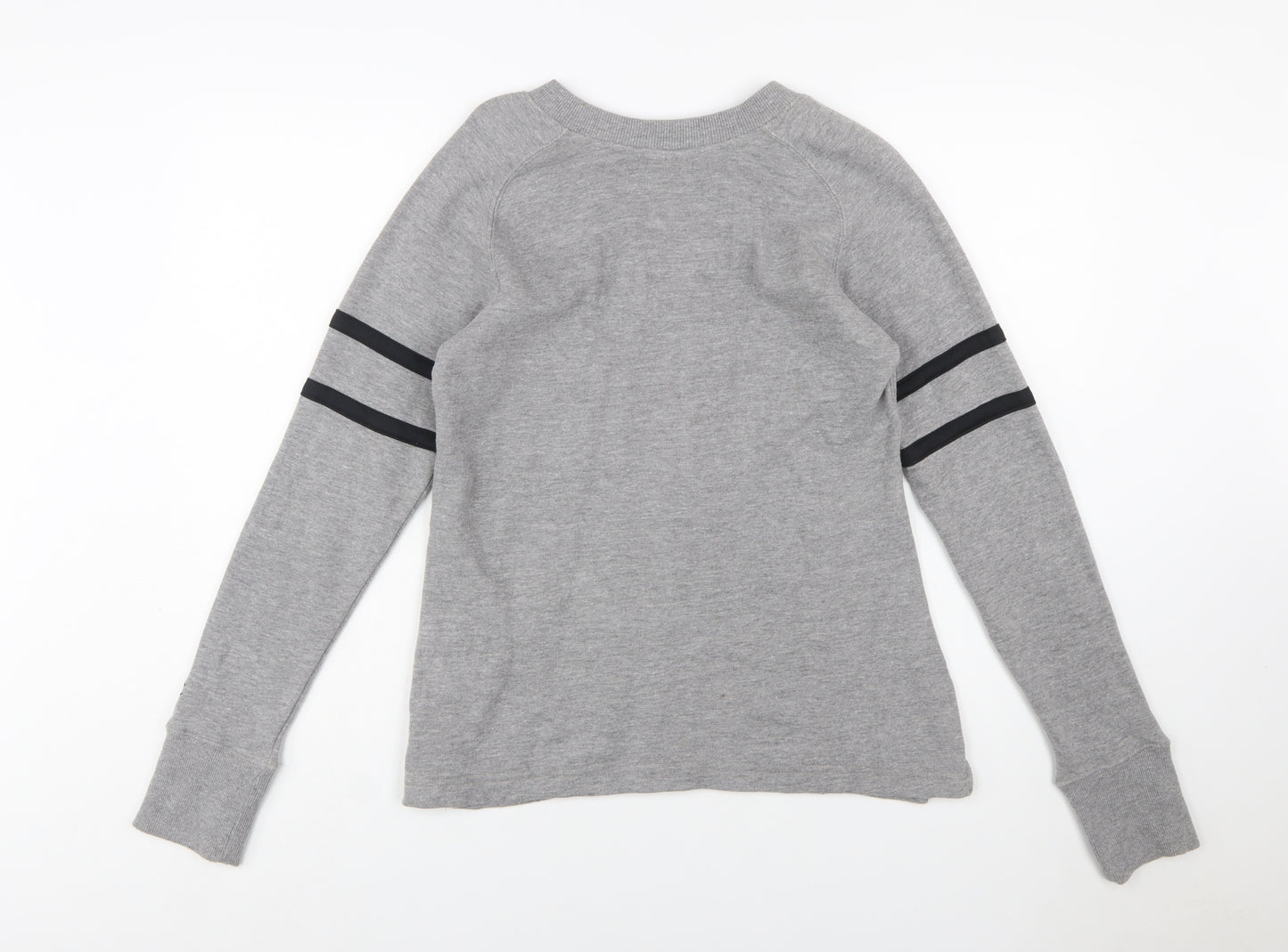 Champion Womens Grey Michigan Tech Lace Up Pullover Sweatshirt Size S