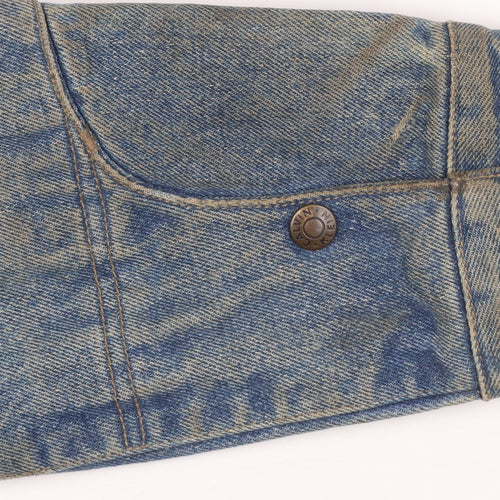 Calvin Klein Men's Blue Denim Basic Jacket XL Vintage 90s