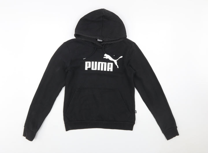 Puma Women's Black Hoodie XS Pullover Hooded Sweatshirt
