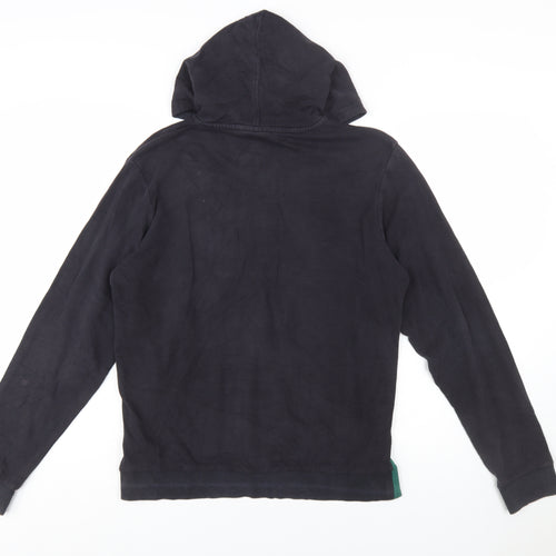 Champion Boys Green & Black 2XL Half Zip Hoodie with Logo Trim
