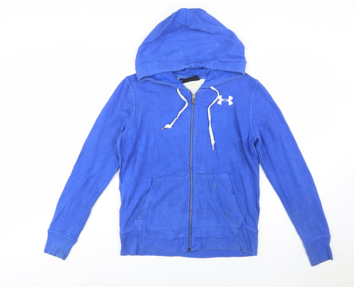 Under Armour Mens Blue XS Full Zip Hoodie Long Sleeve Sportswear