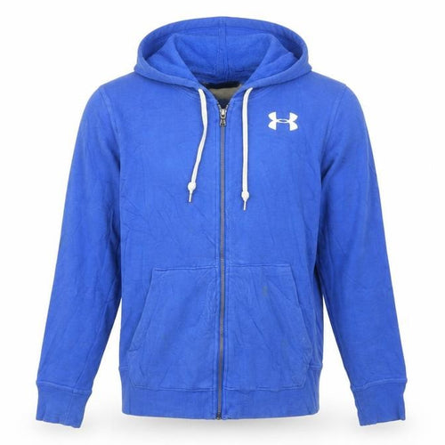 Under Armour Mens Blue XS Full Zip Hoodie Long Sleeve Sportswear
