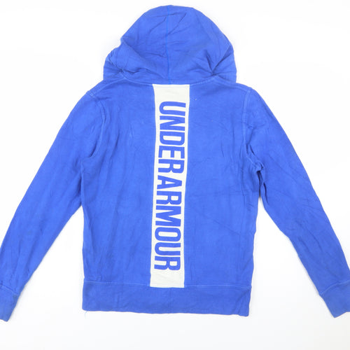 Under Armour Mens Blue XS Full Zip Hoodie Long Sleeve Sportswear