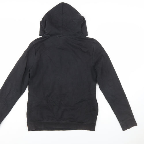 Adidas Women's Black Pullover Hoodie Small 8-10 Cotton Blend