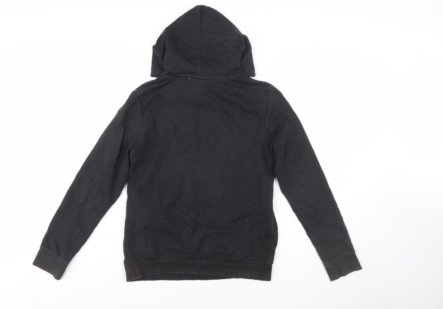 Adidas Women's Black Pullover Hoodie Small 8-10 Cotton Blend