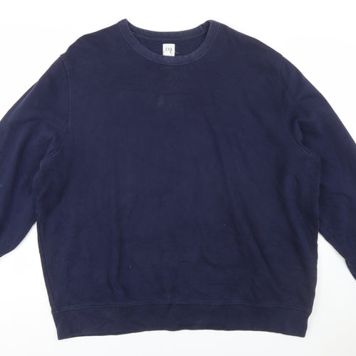 GAP Men's Blue 2XL Pullover Crew Neck Sweatshirt