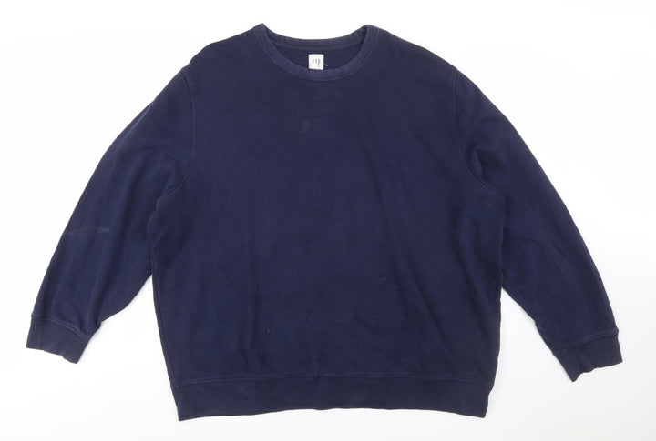 GAP Men's Blue 2XL Pullover Crew Neck Sweatshirt