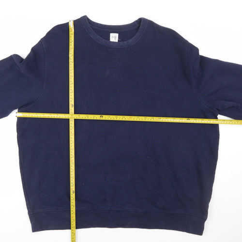 GAP Men's Blue 2XL Pullover Crew Neck Sweatshirt