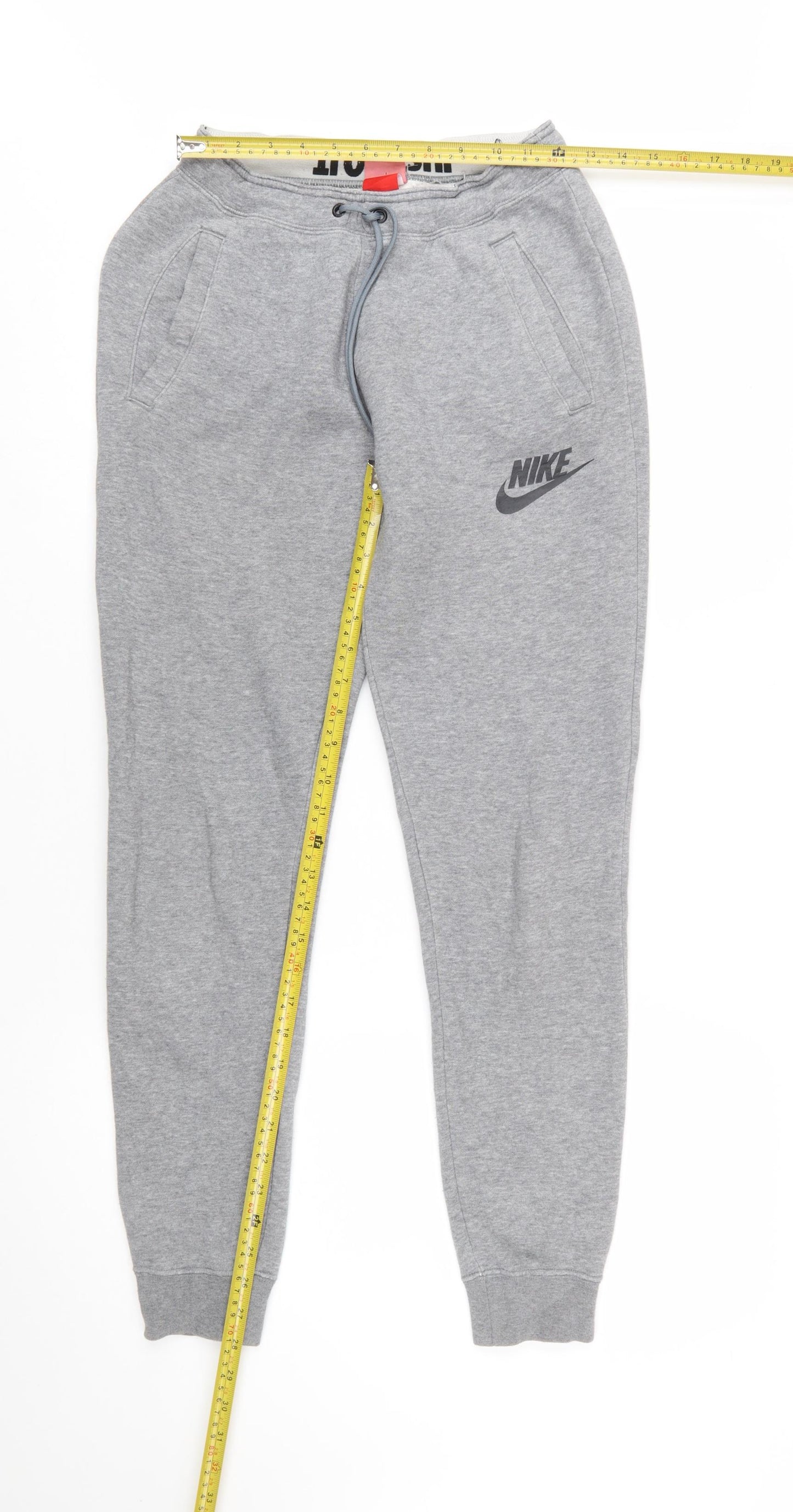 Nike Men's Grey XS Jogger Sweatpants with Logo and Drawstring