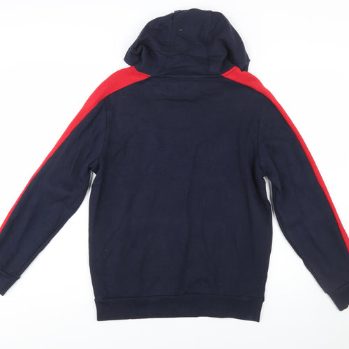 Diesel Boys Navy Blue Pullover Hoodie Age 15 Cotton Blend Casual