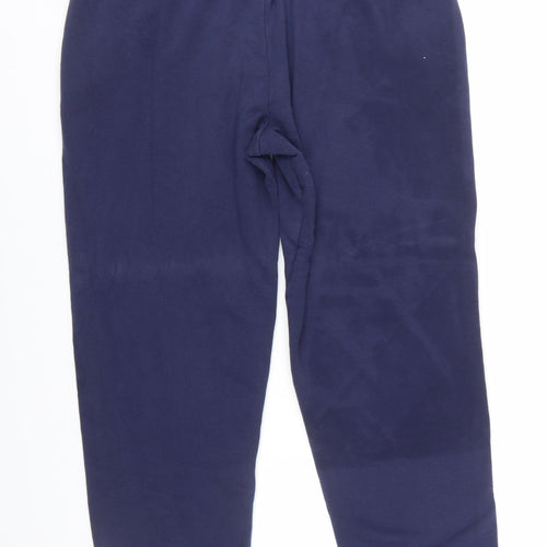 Puma Men's Blue Jogger Trousers L Regular Fit Elastic Waist