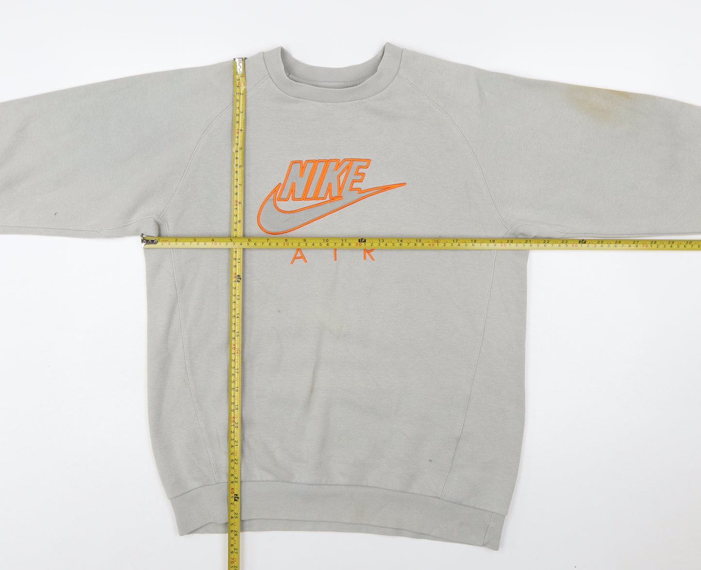 Nike Women’s Grey Air Sweatshirt XL Crew Neck Pullover Logo Print