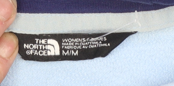 The North Face Women's Light Blue Pullover Hoodie Medium Polyester