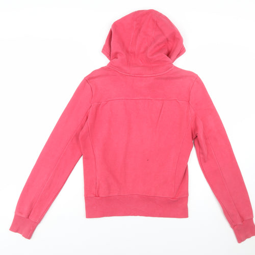 Nike Womens Pink Hoodie Small Size 8/10 Pullover Logo Sweatshirt