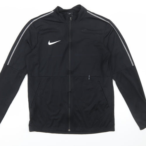 Nike Men's Black Full Zip Dri-Fit Sports Sweatshirt M