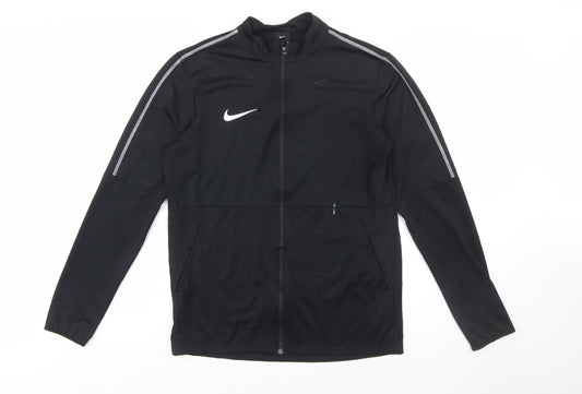 Nike Men's Black Full Zip Dri-Fit Sports Sweatshirt M