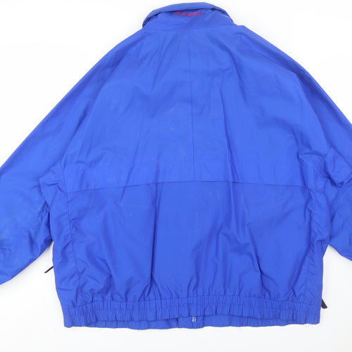 Columbia Mens Blue XL Windbreaker Nylon Jacket Outdoor Hiking