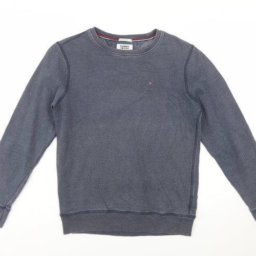 Tommy Hilfiger Men's Blue XS Regular Fit Crew Neck Sweatshirt