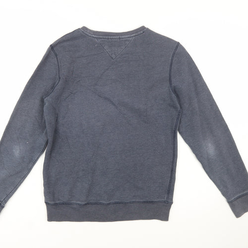 Tommy Hilfiger Men's Blue XS Regular Fit Crew Neck Sweatshirt