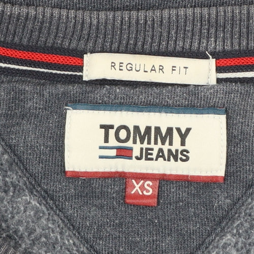 Tommy Hilfiger Men's Blue XS Regular Fit Crew Neck Sweatshirt