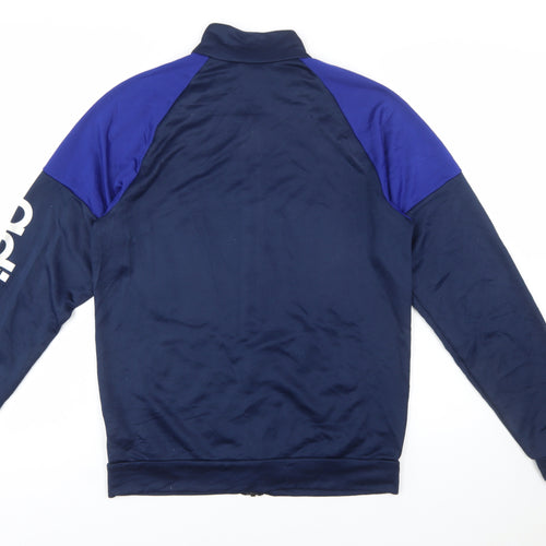 Adidas Men's Blue Full Zip Sports Sweatshirt Size S