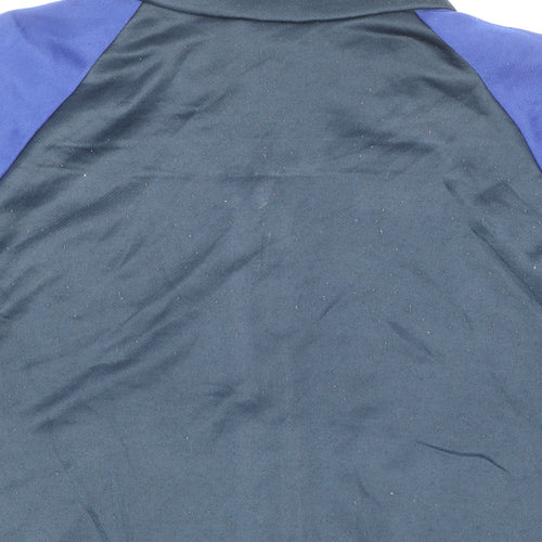 Adidas Men's Blue Full Zip Sports Sweatshirt Size S